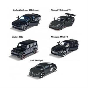 Majorette Black 5 Toy Cars Pack